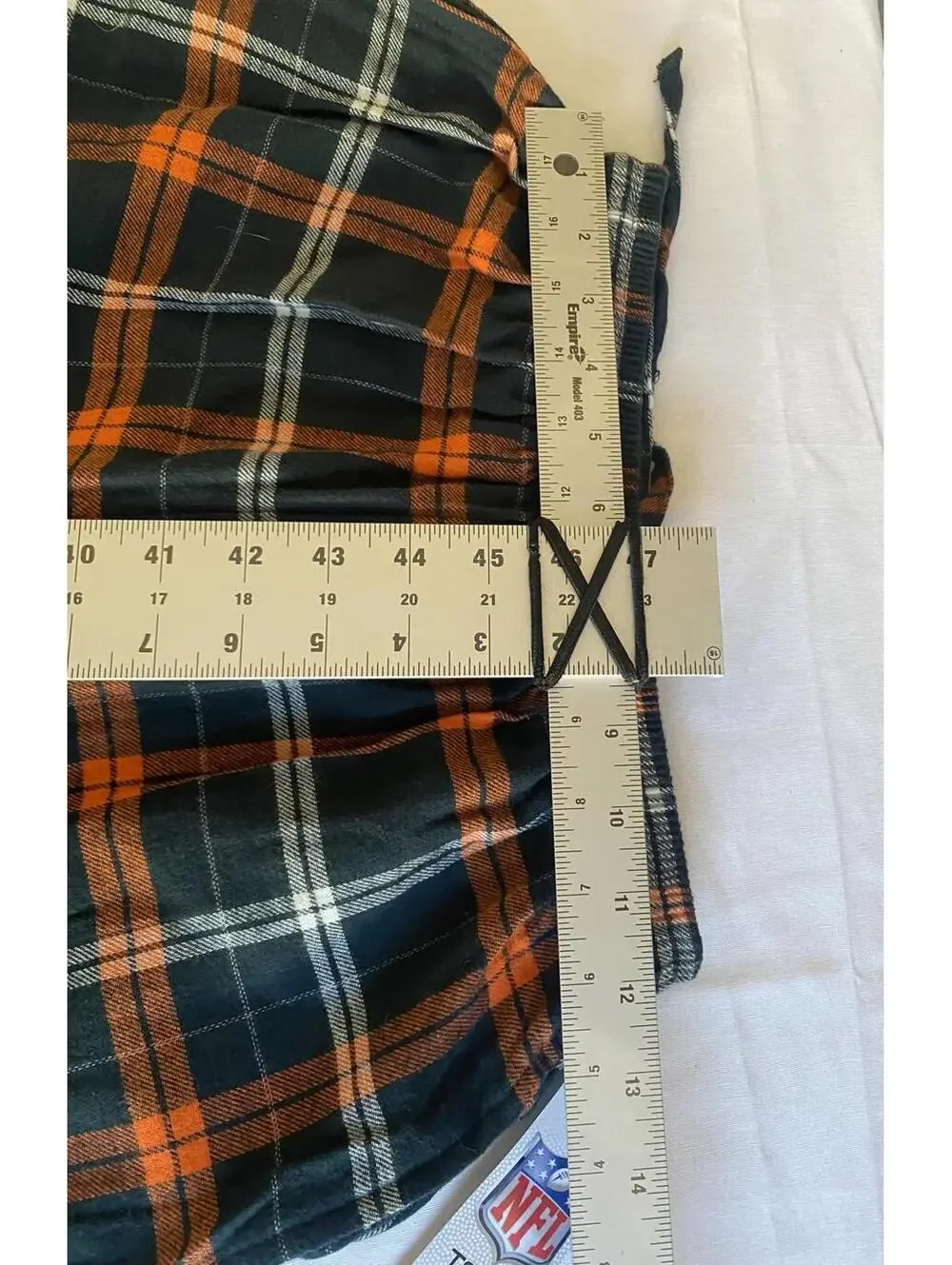 Chicago Bears Plaid Flannel Lounge Pants Small